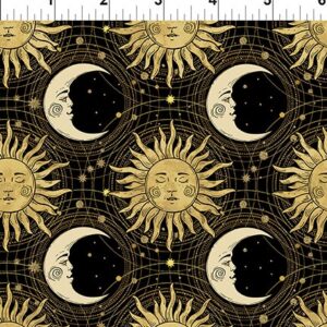 THE SUN, THE MOON, AND THE STARS! fabric by Jason Yenter for In The Beginning Fabrics