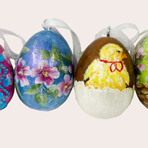 One-Stroke Painting Easter Eggs