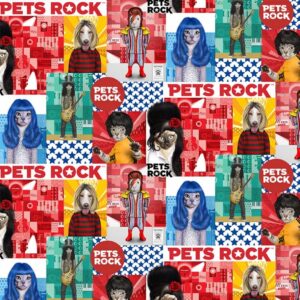 PETS ROCK fabric by Michael Miller Fabrics