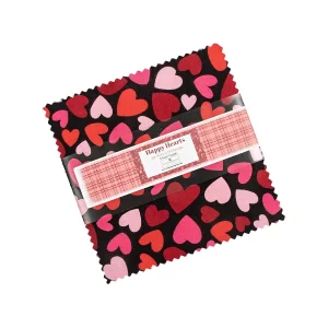HAPPY HEARTS fabric charm pack by Nancy McKenzie for Wilmington Prints