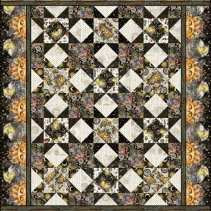 THE SUN, THE MOON, AND THE STARS! fabric quilt kit by Jason Yenter for In The Beginning Fabrics