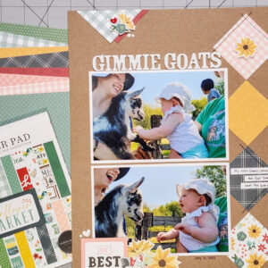 Scrapbooking Class using 6" x 6" pads
