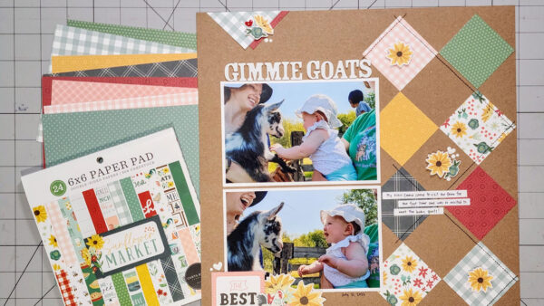 Scrapbooking Class using 6" x 6" pads