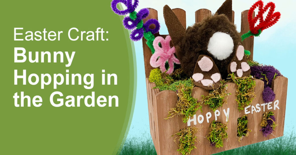 Bunny Hopping in the Garden - Easter DIY Craft