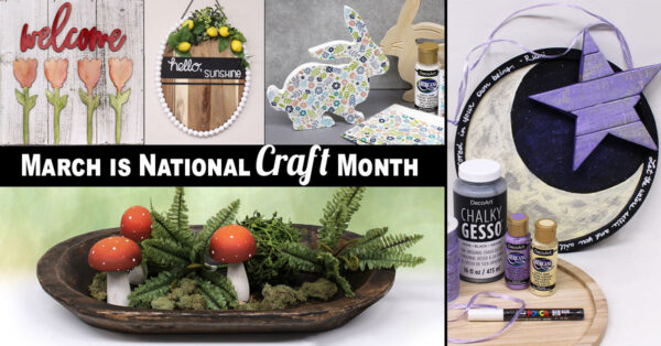 March National Craft Month Crafts