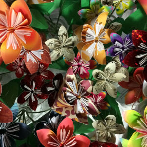 Origami Flower Making