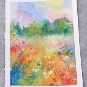 Intermediate Watercolor Painting - Meadow