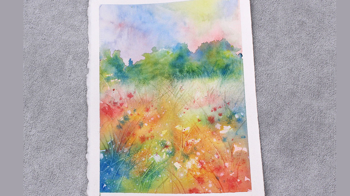 Intermediate Watercolor Painting - Meadow