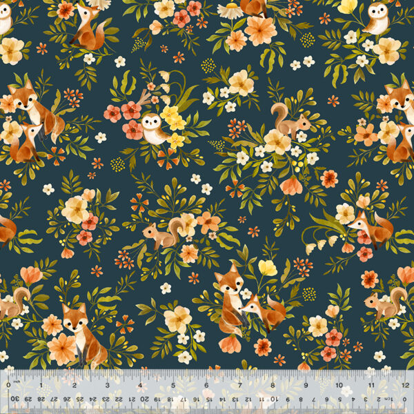 FOXY fabric by Vivian Yiwing for Windham Fabrics