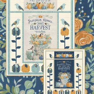 I Love Fall Quilt Pattern by Coach House Designs featuring Harvest Wishes fabric