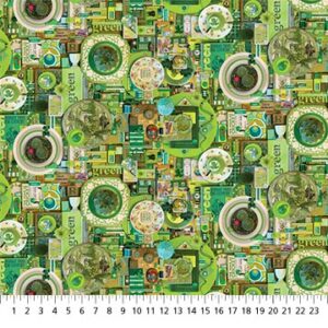 COLOR COLLAGE fabric by Shelley Davies for Northcott Fabrics