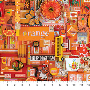 COLOR COLLAGE fabric by Shelley Davies for Northcott Fabrics