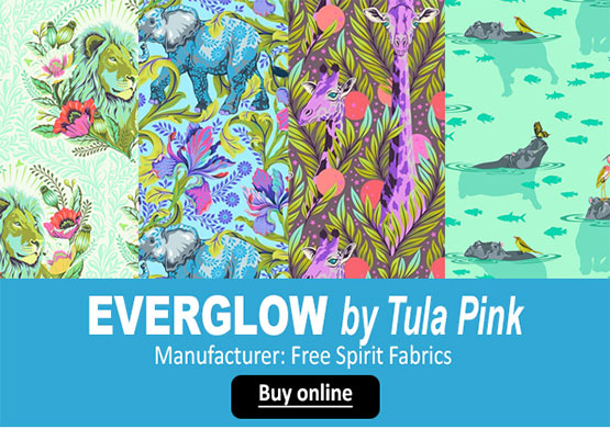 Everyglow Tula Pink Fabric Collection