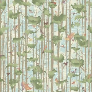 FOREST CHATTER fabric from Maywood Studio