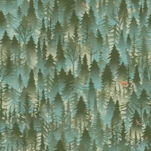 FOREST CHATTER fabric from Maywood Studio