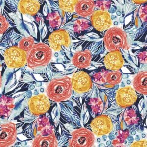 BOHO BLOOMS fabric by Kelli May-Krenz for Free Spirit Fabrics