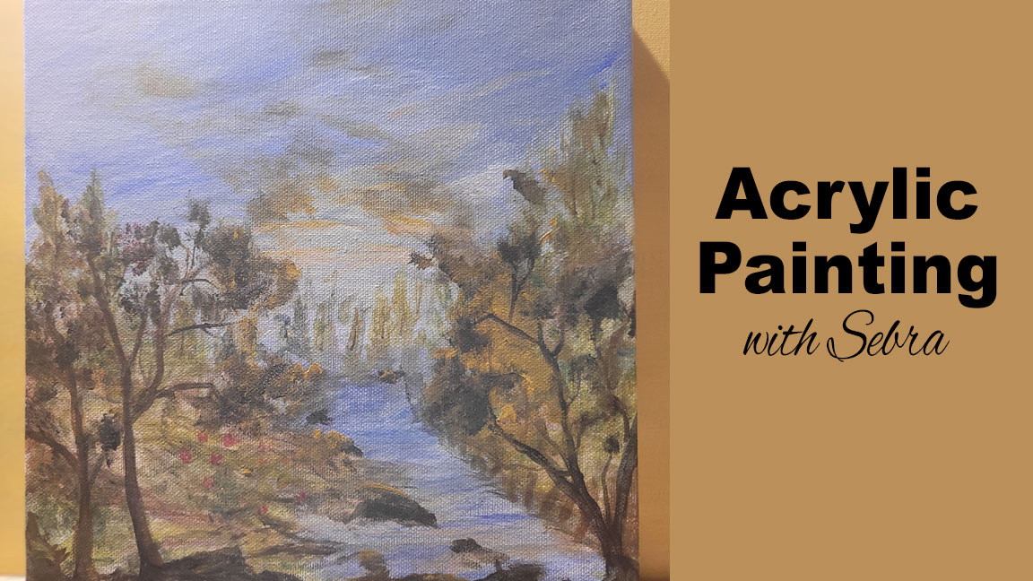 Acrylic Painting class with Sebra