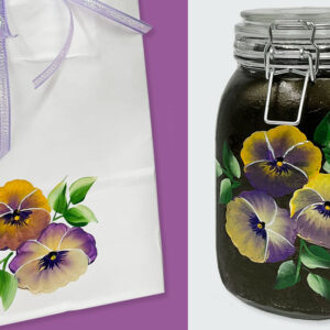 One Stroke Painting class: Pansies