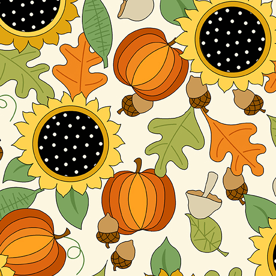 GIVE THANKS fabric by Kim Schaefer for Andover Fabrics