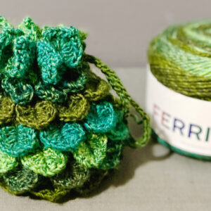 Crochet Dragonscale Bag - class