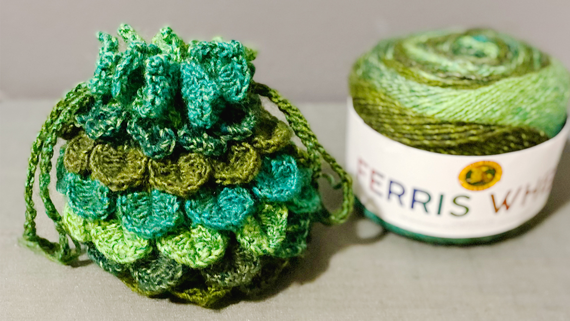 Crochet Dragonscale Bag - class