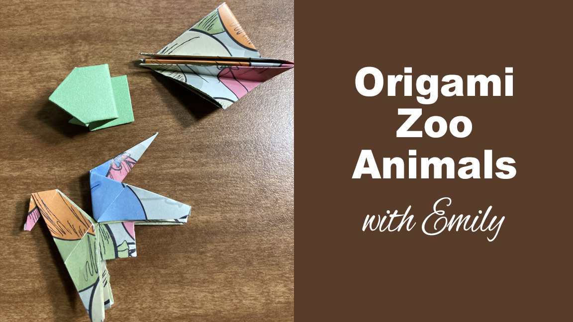 Origami Zoo Animals Class