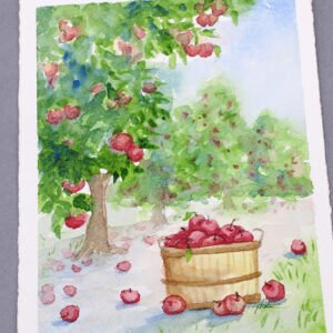 Watercolor Painting class - orchard