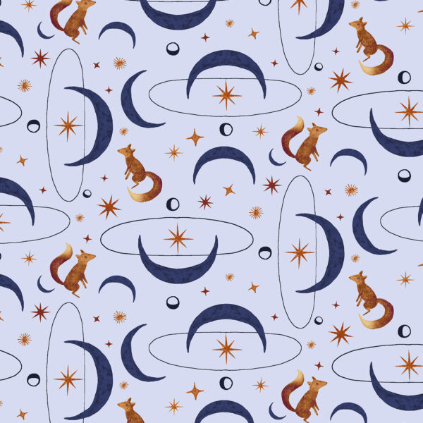 TAILS FROM UNDER THE MOON fabric by RJR Fabrics