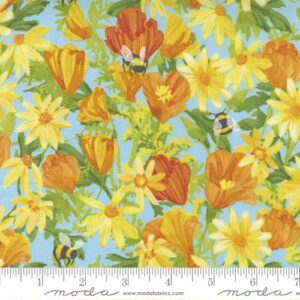 WILD BLOSSOMS fabric by Robin Pickens for Moda Fabrics