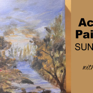Acrylic Painting Class - Sunburst