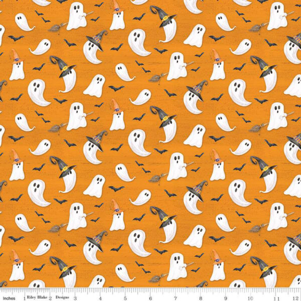 MONTHLY PLACEMATS fabric (Ghosts) by Tara Reed for Riley Blake