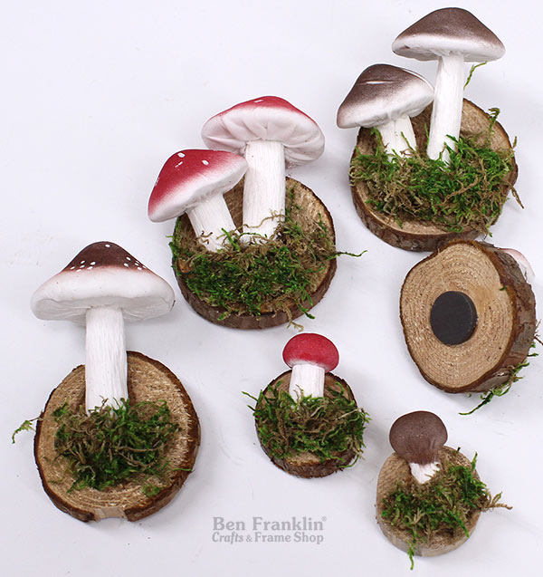 DIY Cottagecore Mushroom Magnets