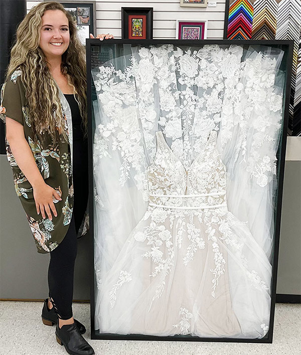 Framed Wedding Shadow Box