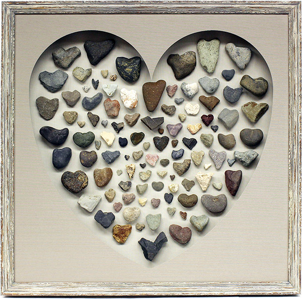 Framed Heart-Shaped Shadowbox Framed Heart-Shaped Shadowbox