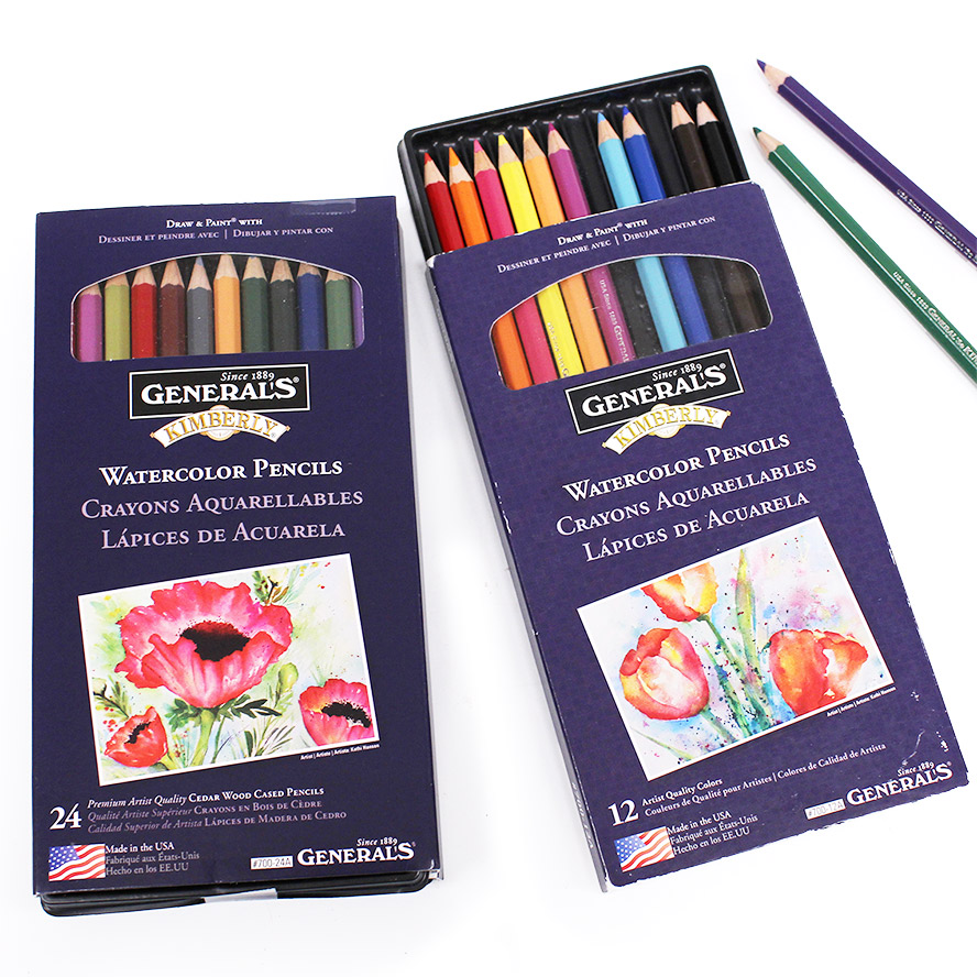 General Pencil - Kimberly Watercolor Pencil Set - 6-Color Set