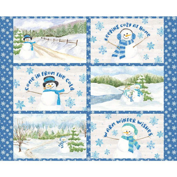 MONTHLY PLACEMATS fabric panel (January) by Tara Reed for Riley Blake