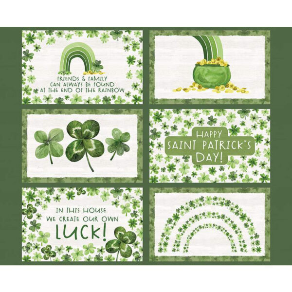 MONTHLY PLACEMATS fabric panel (March) by Tara Reed for Riley Blake