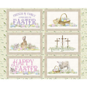 MONTHLY PLACEMATS fabric panel (April) by Tara Reed for Riley Blake