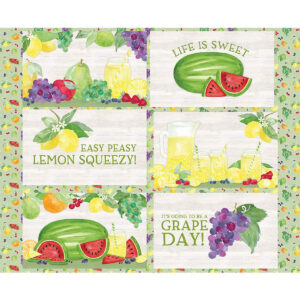 MONTHLY PLACEMATS fabric panel (August) by Tara Reed for Riley Blake