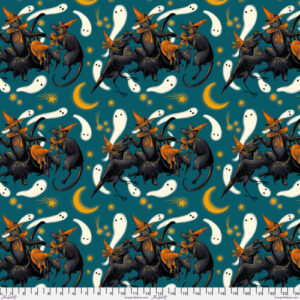 STORYBOOK HALLOWEEN fabric by Rachel Hauer for Free Spirit Fabrics