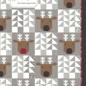 Reindeer Xing quilt pattern by Lella Boutique