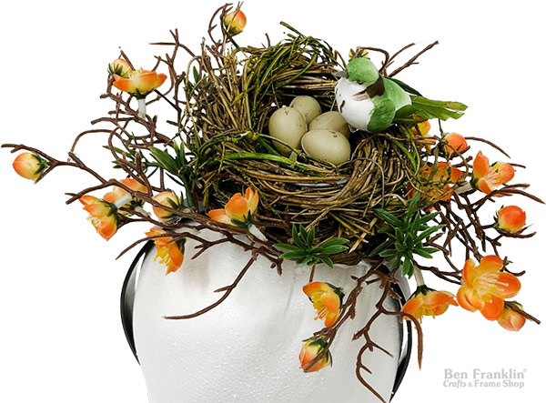 DIY Renaissance Faire bird nest headband