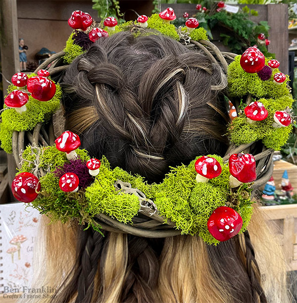 DIY Renaissance Faire Mushroom Crown