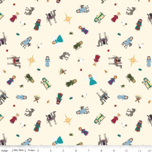 SILENT NIGHT fabric designed by Jennifer Long for Riley Blake Designs.