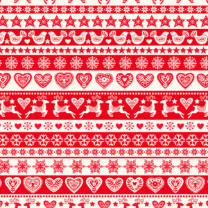 SCANDI CHRISTMAS fabric by Makower UK