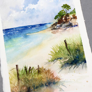 Watercolor Painting Class - beach