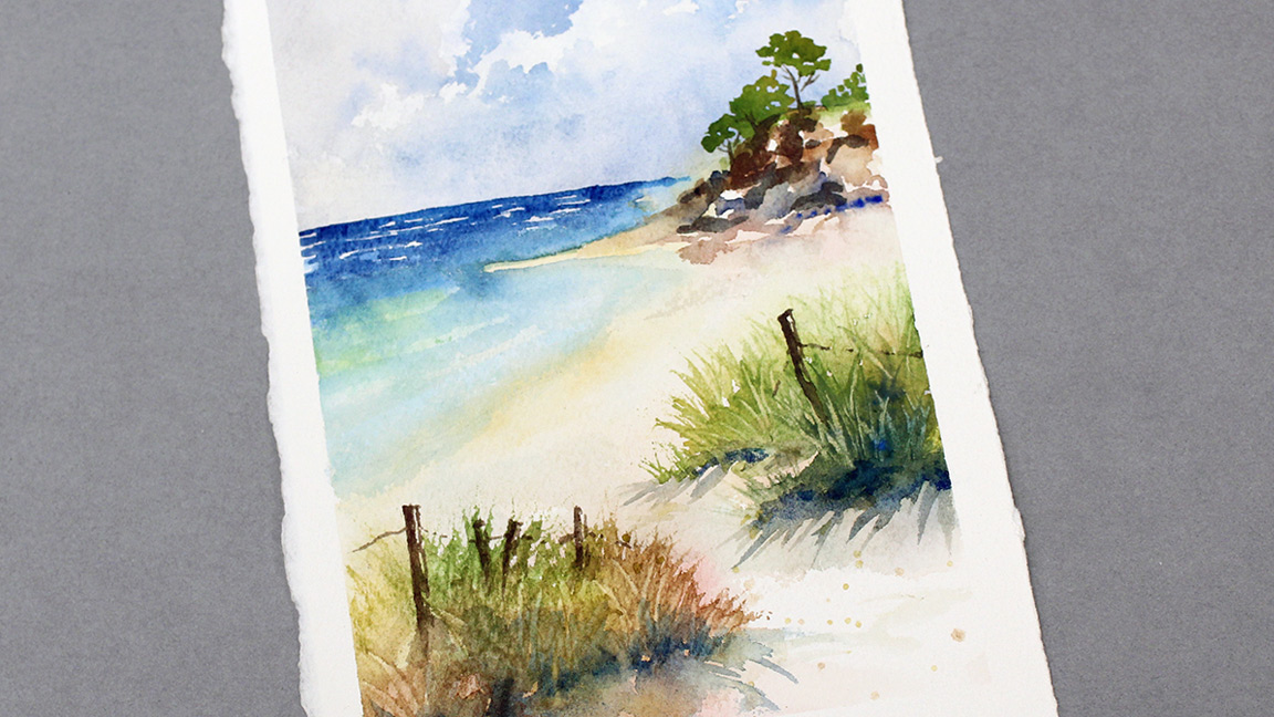 Watercolor Painting Class - beach