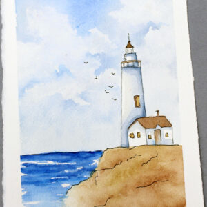 Watercolor Painting Class - lighthouse