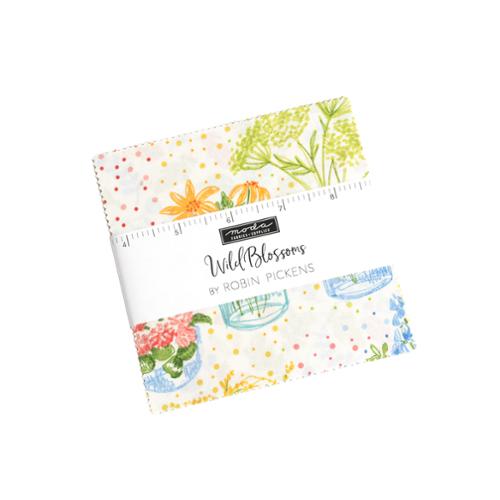 WILD BLOSSOMS Charm Pack by Robin Pickens for Moda Fabrics
