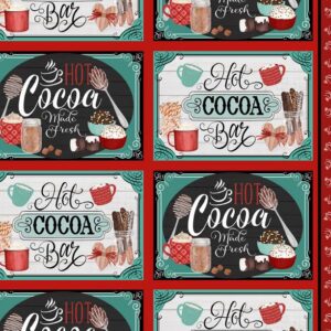 COCOA SWEET Placemat Multi Panel by Danielle Leone for Wilmington Prints